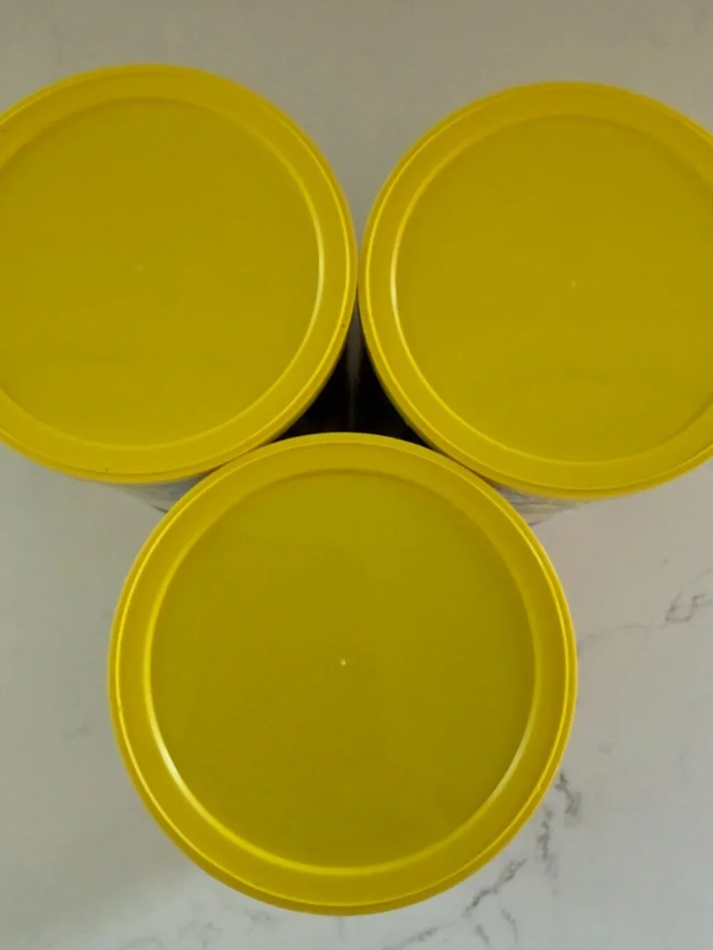 Set of 3 Empty Chock Full o' Nuts 10.2-11.3oz Coffee Tins Kitchen Décor Canister